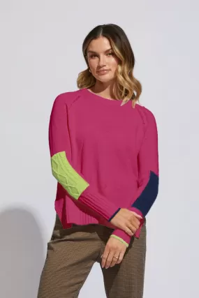 Arm Detail Jumper | Fuchsia