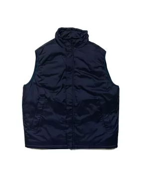 Beams Plus MIL Puff Vest Nylon Ripstop Navy