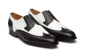 Black & White Brogue Gatsby