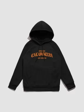 California Letter Print Hoodie