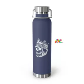 Crowned Skull Vacuum Insulated Water Bottle