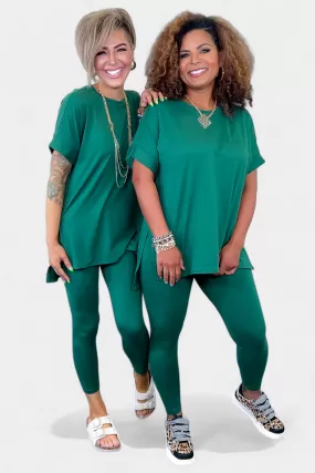 Green Buttery Loungewear Set