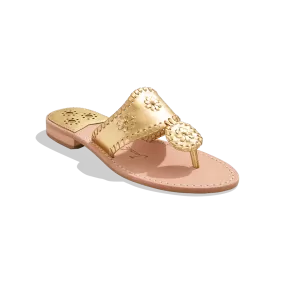 Jack Rogers Flat Sandal Gold