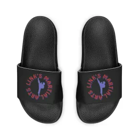 Link's Martial Arts Youth PU Logo Slide Sandals