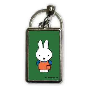 Miffy in Dungarees Metal Keyring