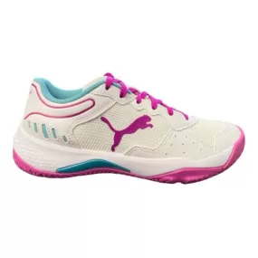 Puma women's padel shoe Solarsmash RCT 106949 03 white orchid 