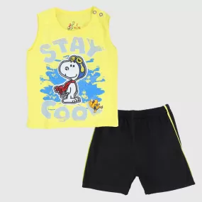 "Cool Snoopy" Sleeveless Pajama