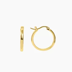 Roma Small Hoop Earrings (Gold)