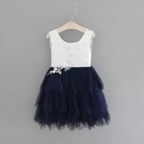 The Alanna Dress - Navy